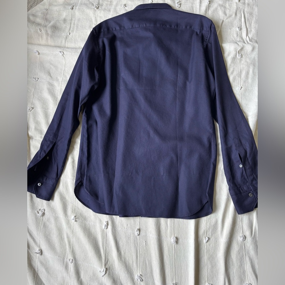 ERMENEGILDO ZEGNA
Navy Button-Up Shirt - Picture 4 of 12